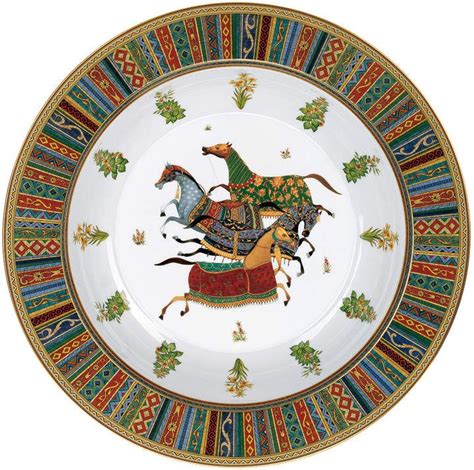 hermes china plates horses|hermes equestrian line.